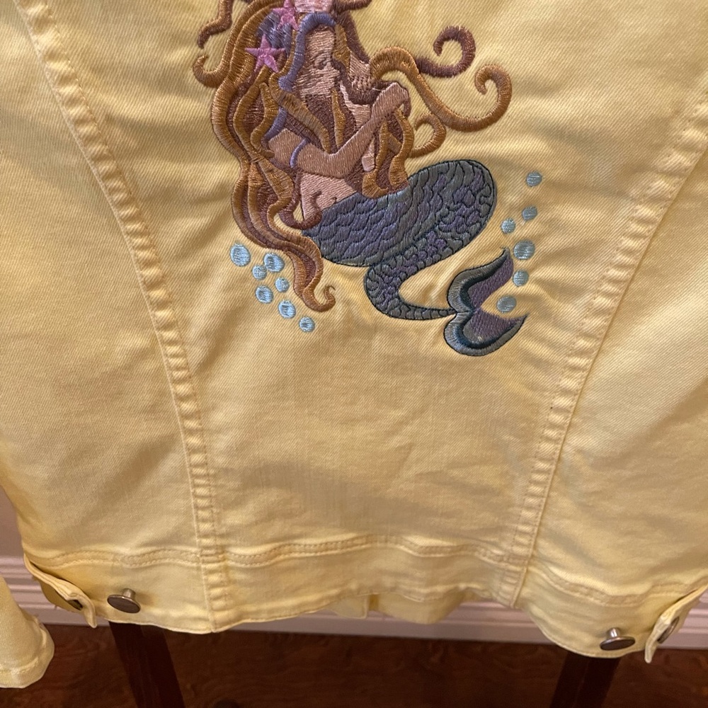Cabi Yellow Jean Jacket “Serena”